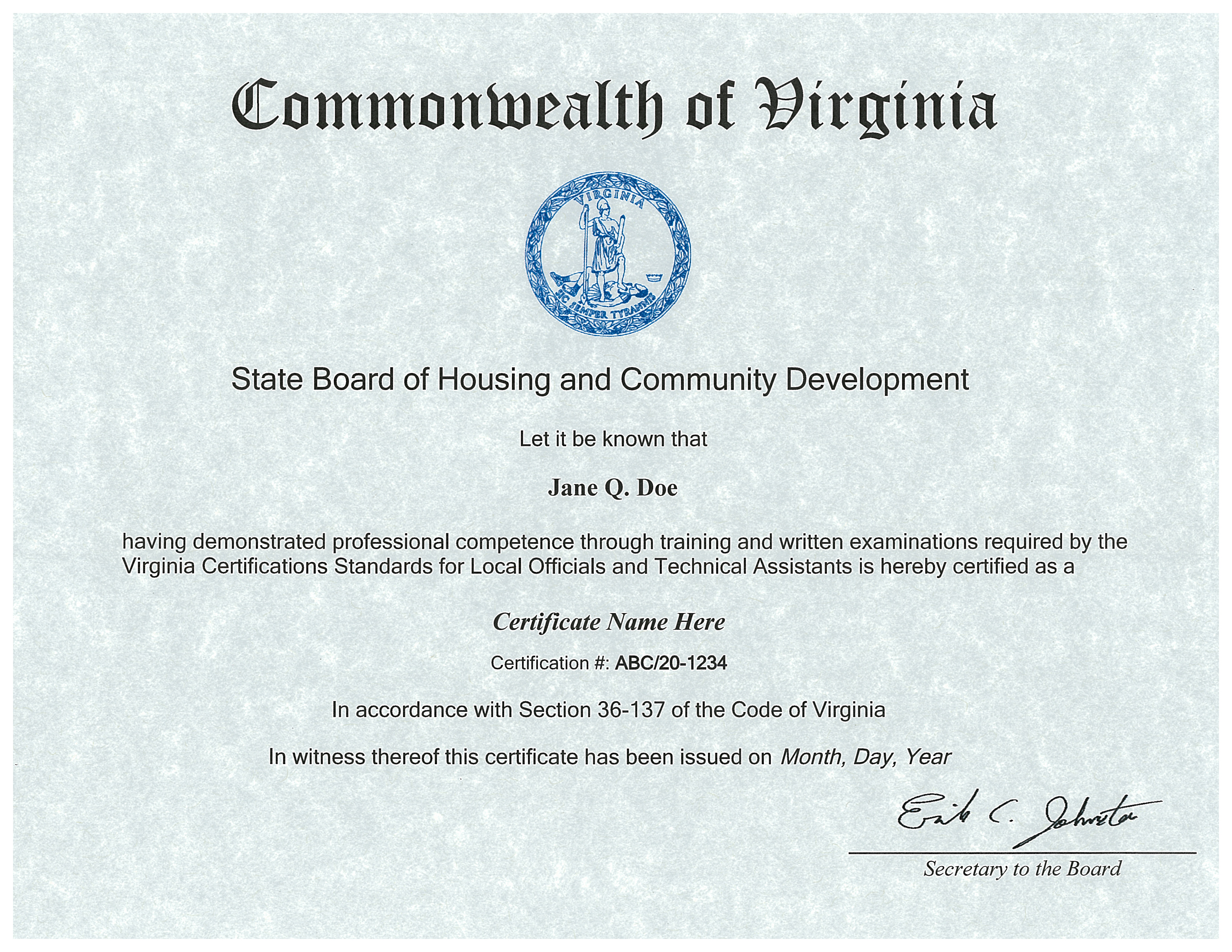 Earn a Certification