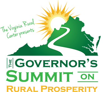 Text reads: The Virginia Rural Center Present the Governor's Summit on Rural Prosperity